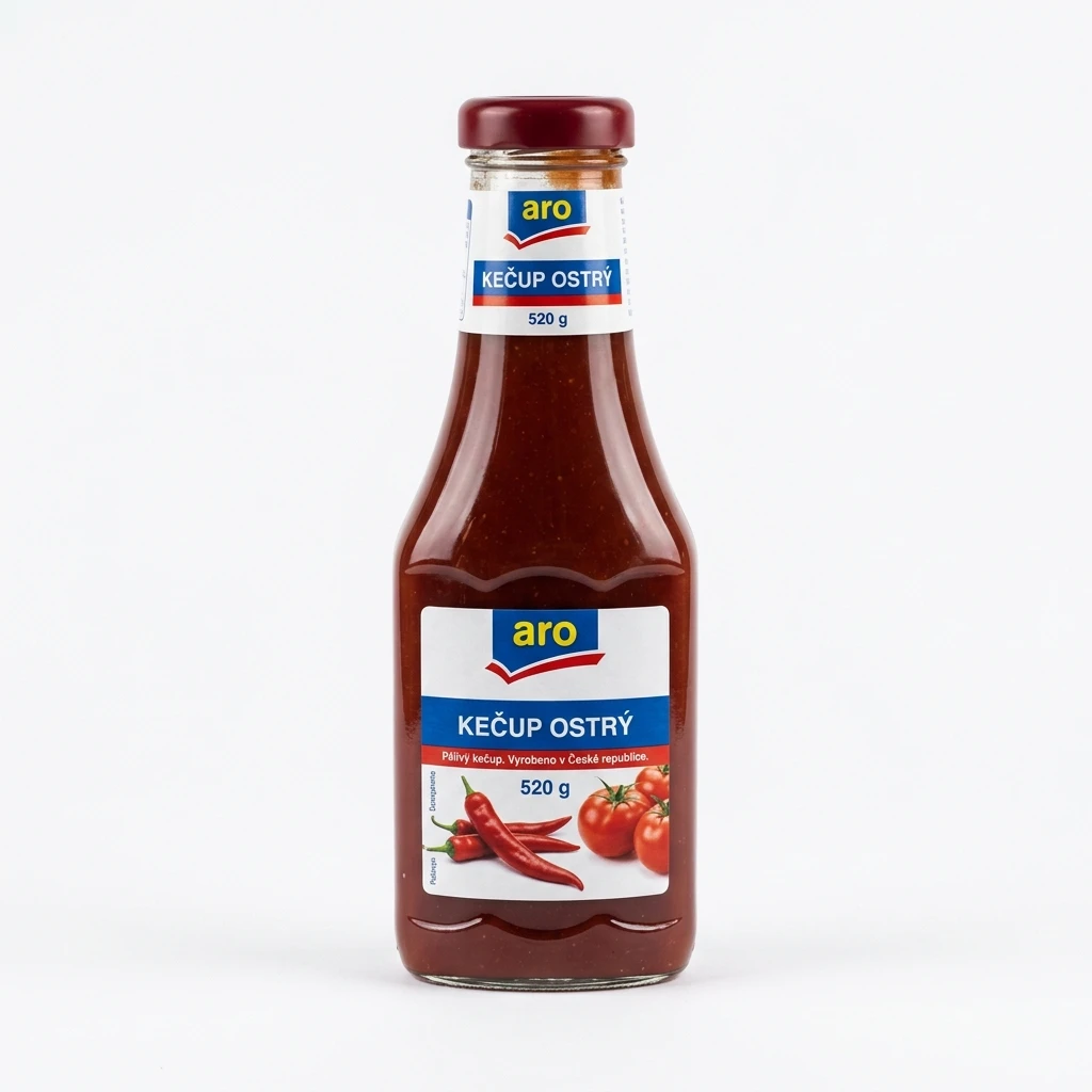 aro Kečup ostrý 6 x 520 g