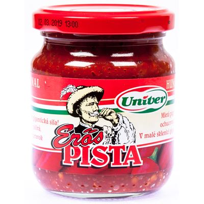 Univer Erős Pista mletá paprika pikantní 200 g ve skle