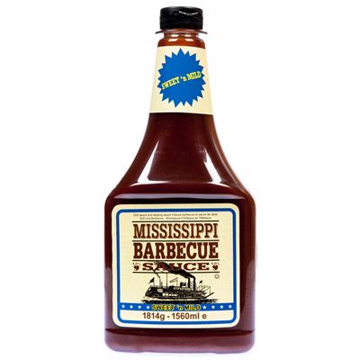MISSISSIPPI BBQ omáčka Sweet´n Mild 1,814 kg