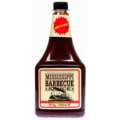 MISSISSIPPI BBQ omáčka Sweet/Spicy 1,814 kg