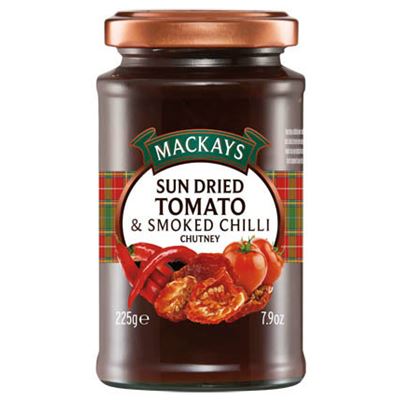 MACKAYS Chutney sušená rajčata/chilli 225 g