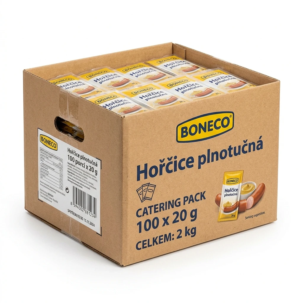BONECO Hořčice plnotučná 100 x 20 g