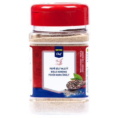 METRO Chef Pepř bílý mletý 180 g