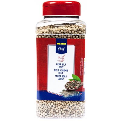 METRO Chef Pepř bílý celý 600 g