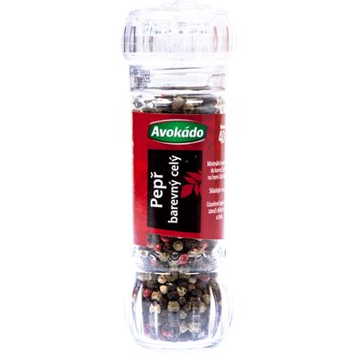 Avokádo Pepř barevný celý 40 g mlýnek