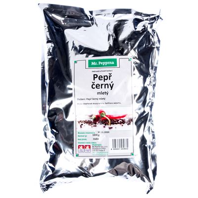 Mr. Pepprna Pepř černý mletý 1 kg