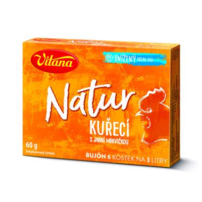 Vitana Natur Bujón kuřecí 6 kostek 60 g
