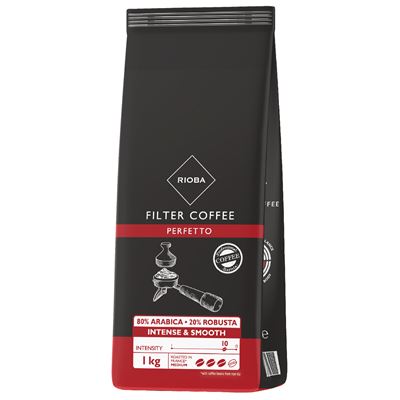 RIOBA Gold 80% Arabica mletá káva 1 kg