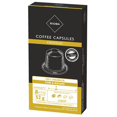 RIOBA Espresso Cremoso kapsle kávové 52 g