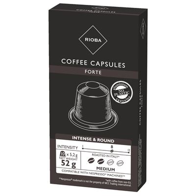 RIOBA Espresso Forte kapsle kávové 52 g