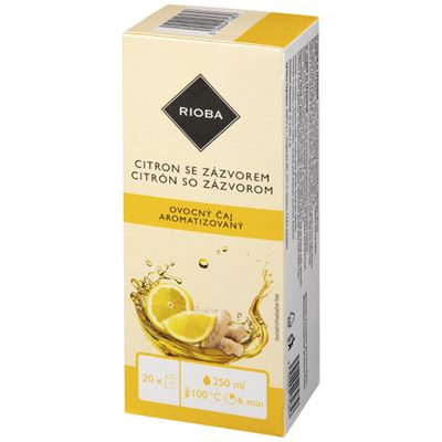 RIOBA Čaj citron zázvor 40 g