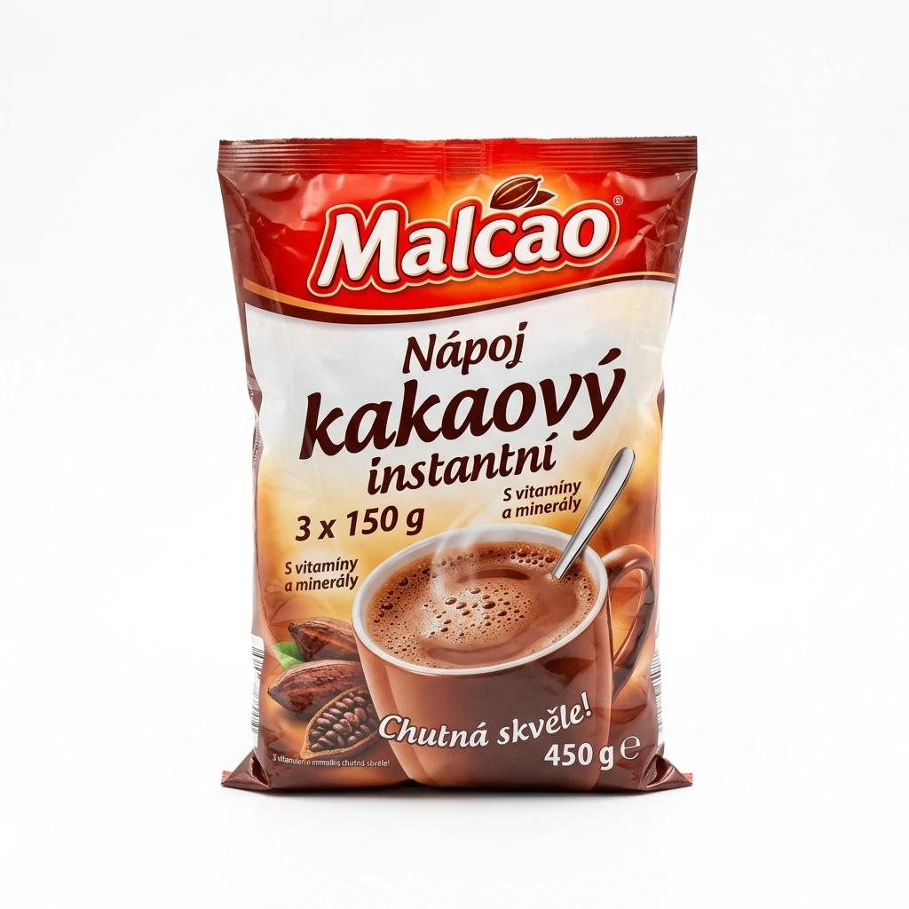 Malcao Nápoj kakaový instantní 3 x 150 g