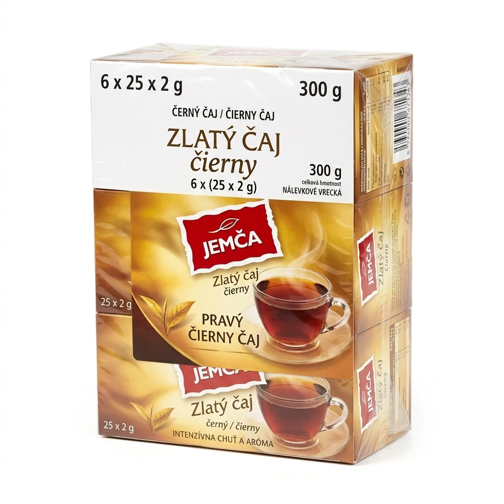 JEMČA Zlatý čaj černý 6 x (25 x 2 g)