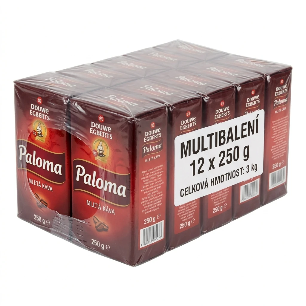 Douwe Egberts Paloma káva mletá 12 x 250 g