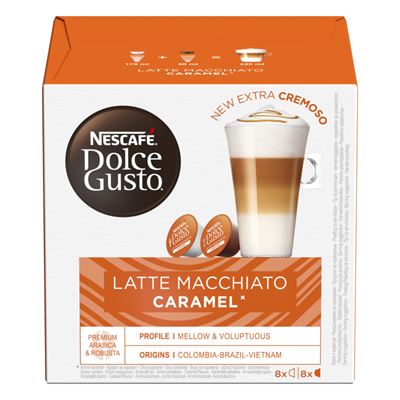 NESCAFÉ Dolce Gusto Latte karamel kapsle kávové 8 + 8 ks