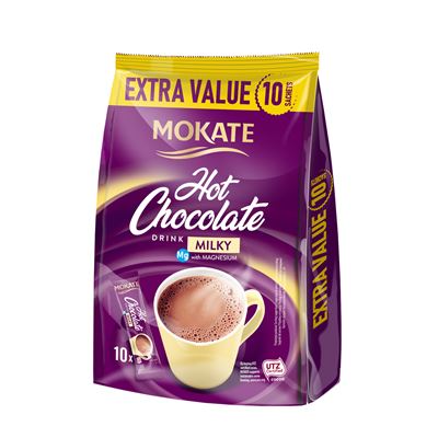 MOKATE Chocolate Milk Čokoláda horká mléčná 10 x 18 g
