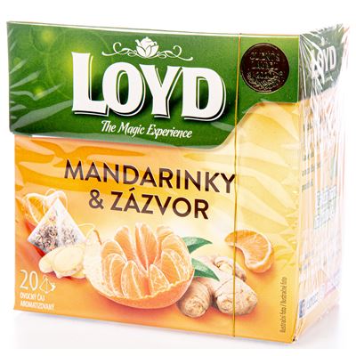 LOYD Čaj pyramida mandarinka&zázvor 20 x 2 g