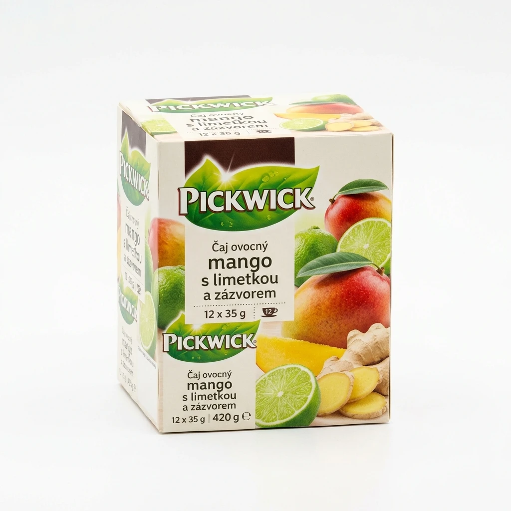 PICKWICK Čaj ovocný mango s limetkou a zázvorem 12 x 35 g