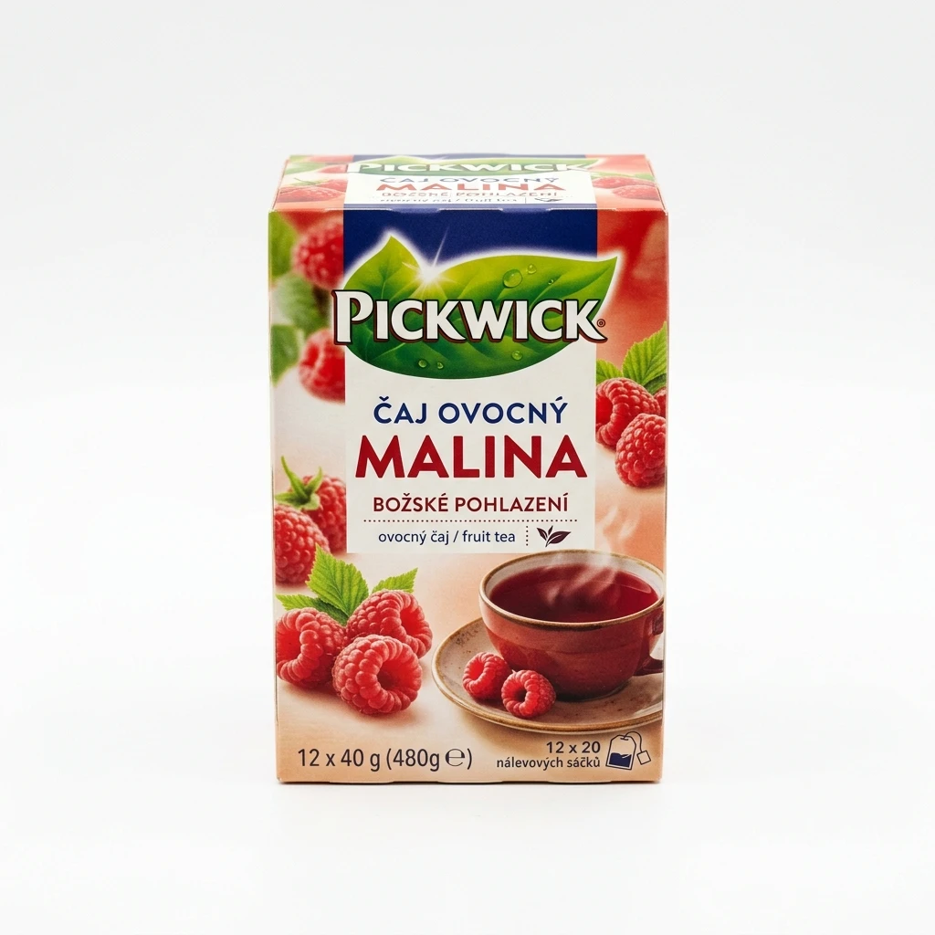 PICKWICK Čaj ovocný malina 12 x 40 g