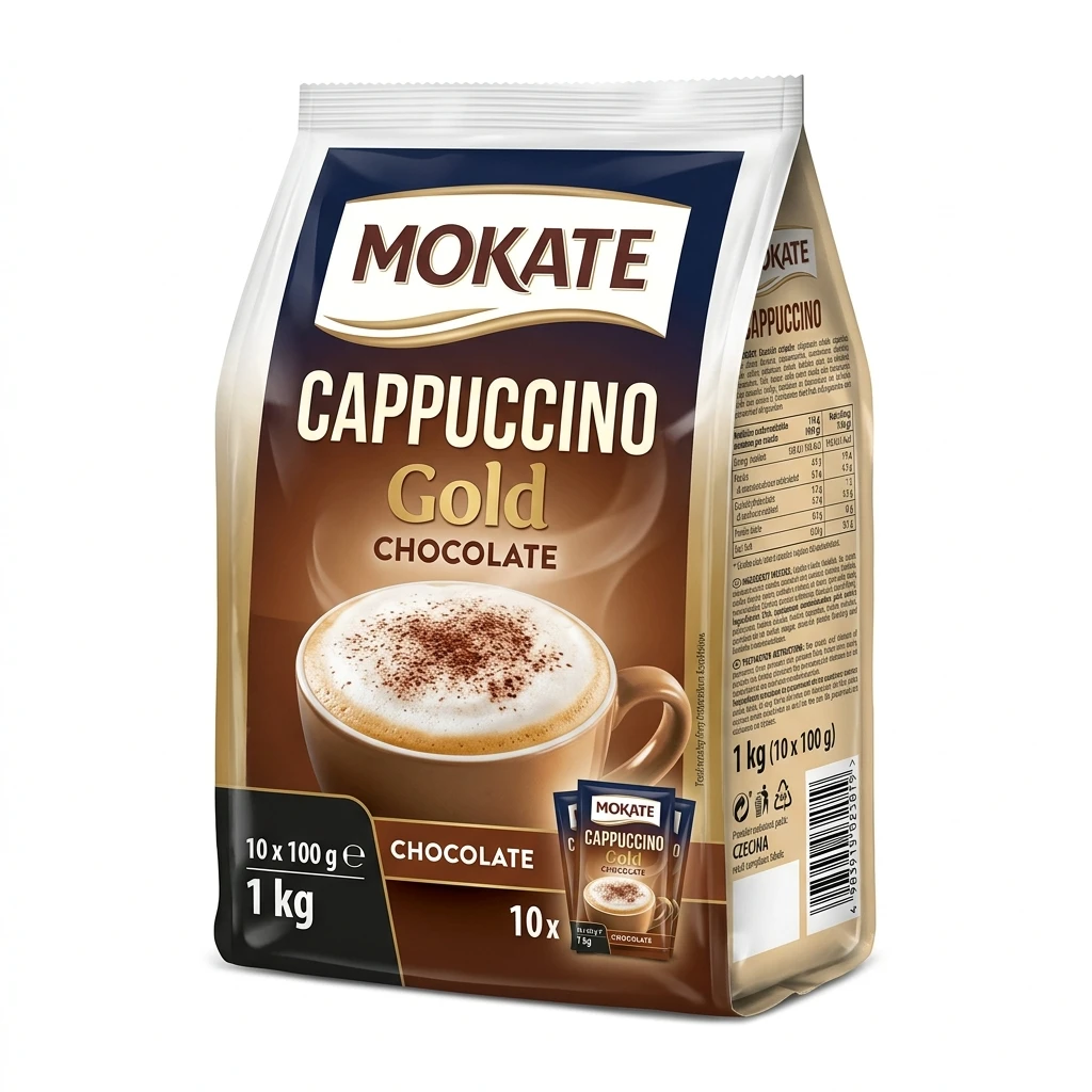 MOKATE Cappuccino Gold Chocolate 10 x 100 g
