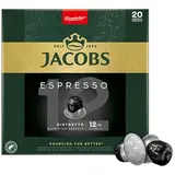 JACOBS Espresso Ristretto kapsle kávové 20 ks