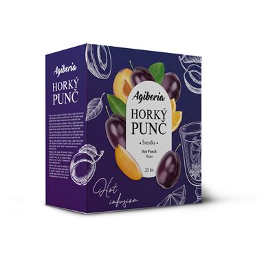 AGIBERIA horký punč švestka 25 x 20 g
