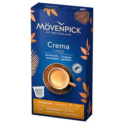 MÖVENPICK Crema Lungo kapsle kávové 10 x 5,7 g