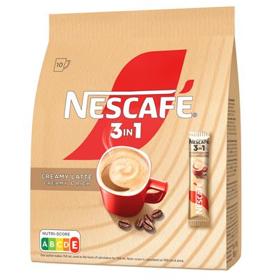 NESCAFÉ 3in1 Creamy Latte 10 x 15 g