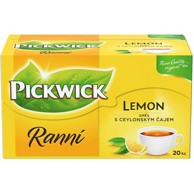 PICKWICK Ranní čaj s citrónem 12 x (20 x 1,75 g)