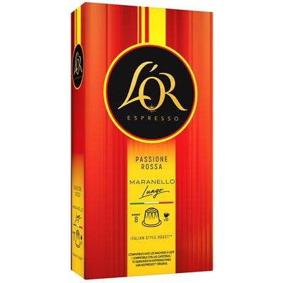L'OR Passione Lungo 8 kapsle kávové 10 ks