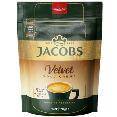 JACOBS Velvet Gold Crema káva 170 g
