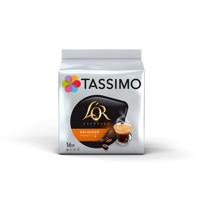 TASSIMO L'OR Espresso Delizioso kapsle kávové 16 ks