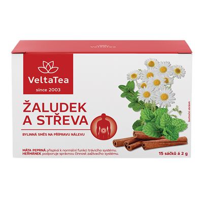 VeltaTea Čaj bylinná směs žaludek a střeva 30 g