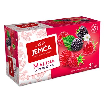 JEMČA Čaj malina ostružina 6 x 35 g