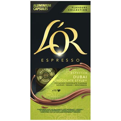 L'OR Dubai Choco kapsle kávové 10 ks