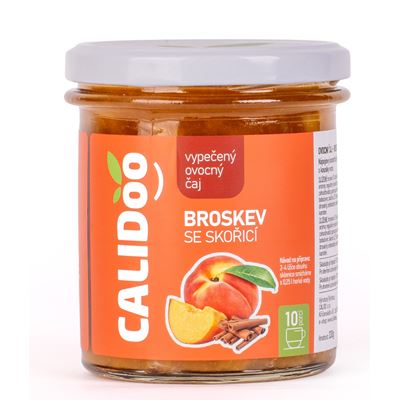 CALIDOO Pečený čaj broskev skořice 346 g