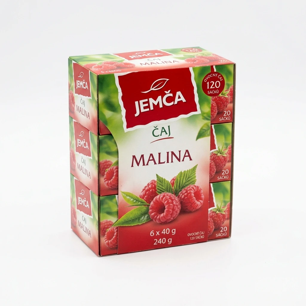 JEMČA Čaj Malina 6 x 40 g