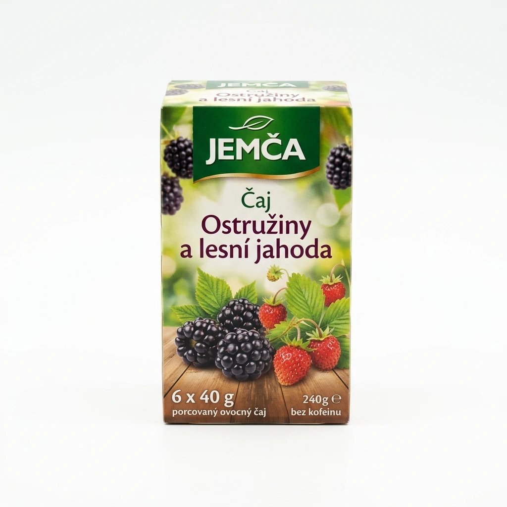 JEMČA Čaj Ostružiny a lesní jahoda 6 x 40 g