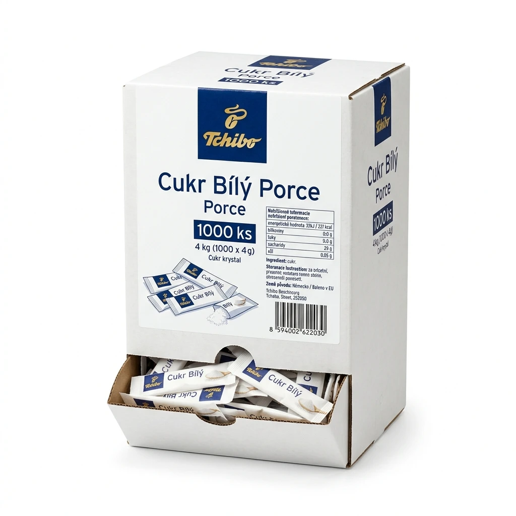 Tchibo cukr bílý porce 1000 ks