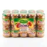 HELLO Svačinka broskev 10 x 190 g sklo