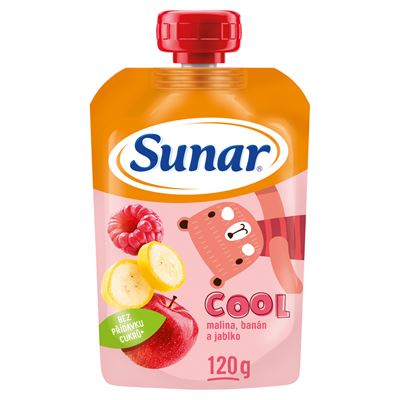 Sunar Cool Kapsička malina, banán a jablko 120 g