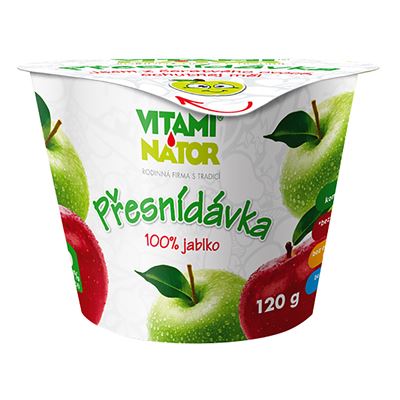 VITAMINÁTOR Přesnídávka jablko 100 % 20 x 120 g