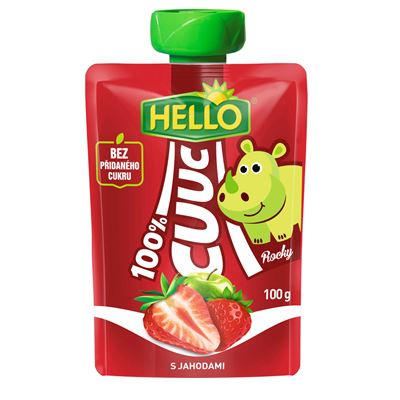 HELLO Cuuc jahoda 100 % 12 x 100 g