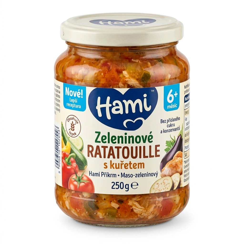 Hami Příkrm zeleninové ratatouille s kuřetem 250 g