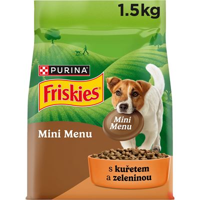 PURINA Friskies Granule pro psy kuře zelenina 1,5 kg