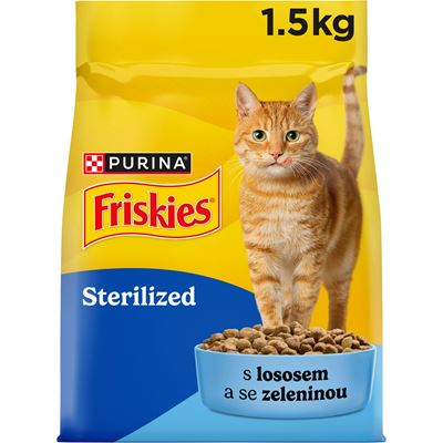 PURINA Friskies Sterile granule pro kočky 1,5 kg