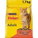 Friskies granule pro kočky hovězí, kuře 1,7 kg