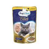 PreVital Kapsička kuře s omáčkou pro kočky 28 x 85 g
