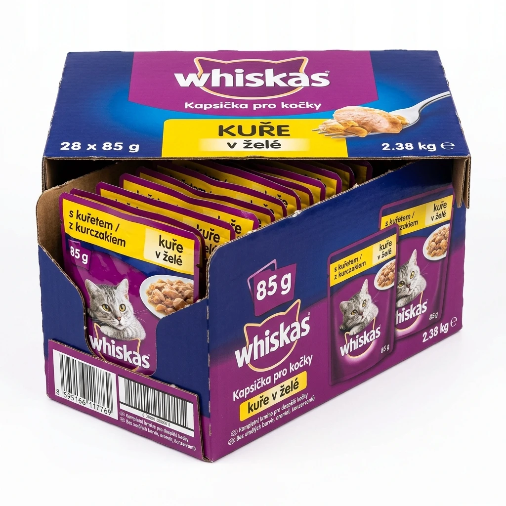 whiskas Kapsička pro kočky kuře v želé 28 x 85 g