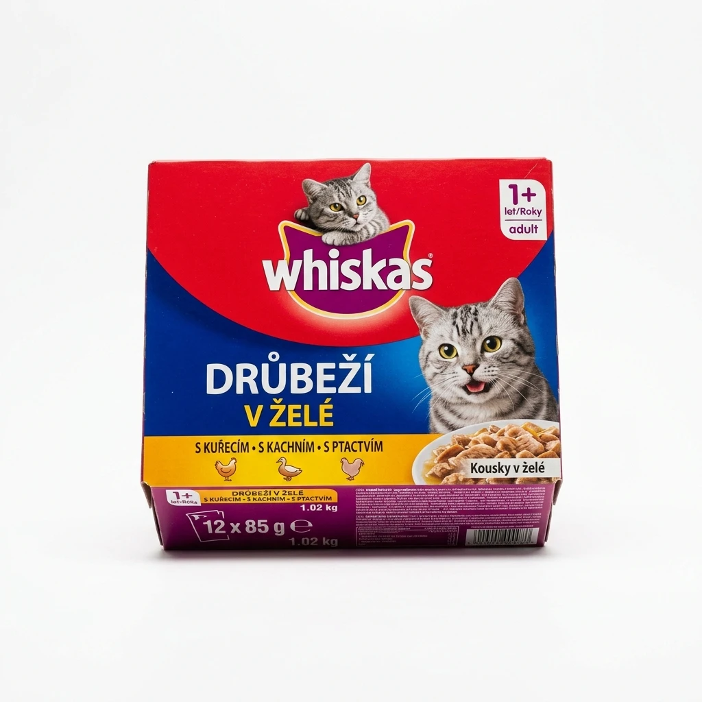 whiskas Drůbeží v želé 12 x 85 g